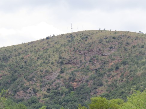 Vodacom Hill at Mabalingwe seen from below